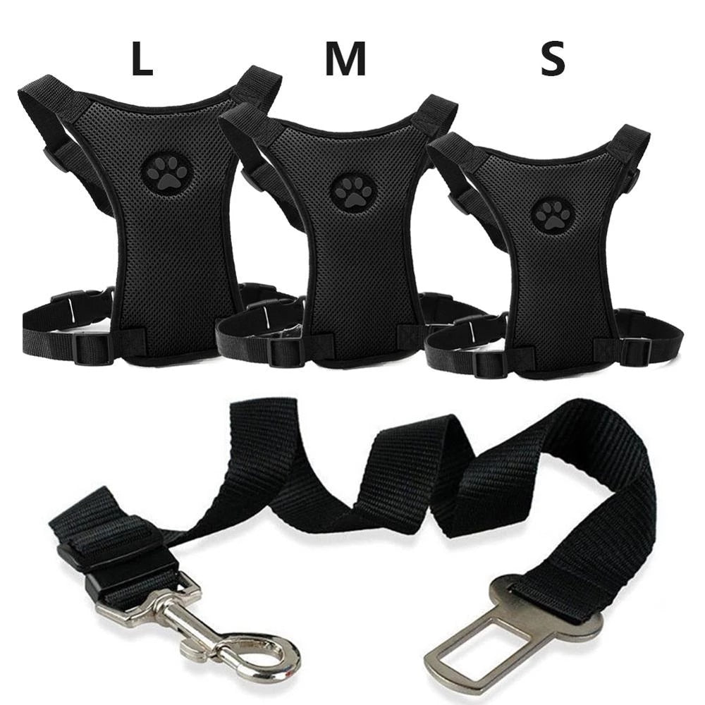 Autogordel met Comfortabel Borsttuig voor Honden - PawSafe