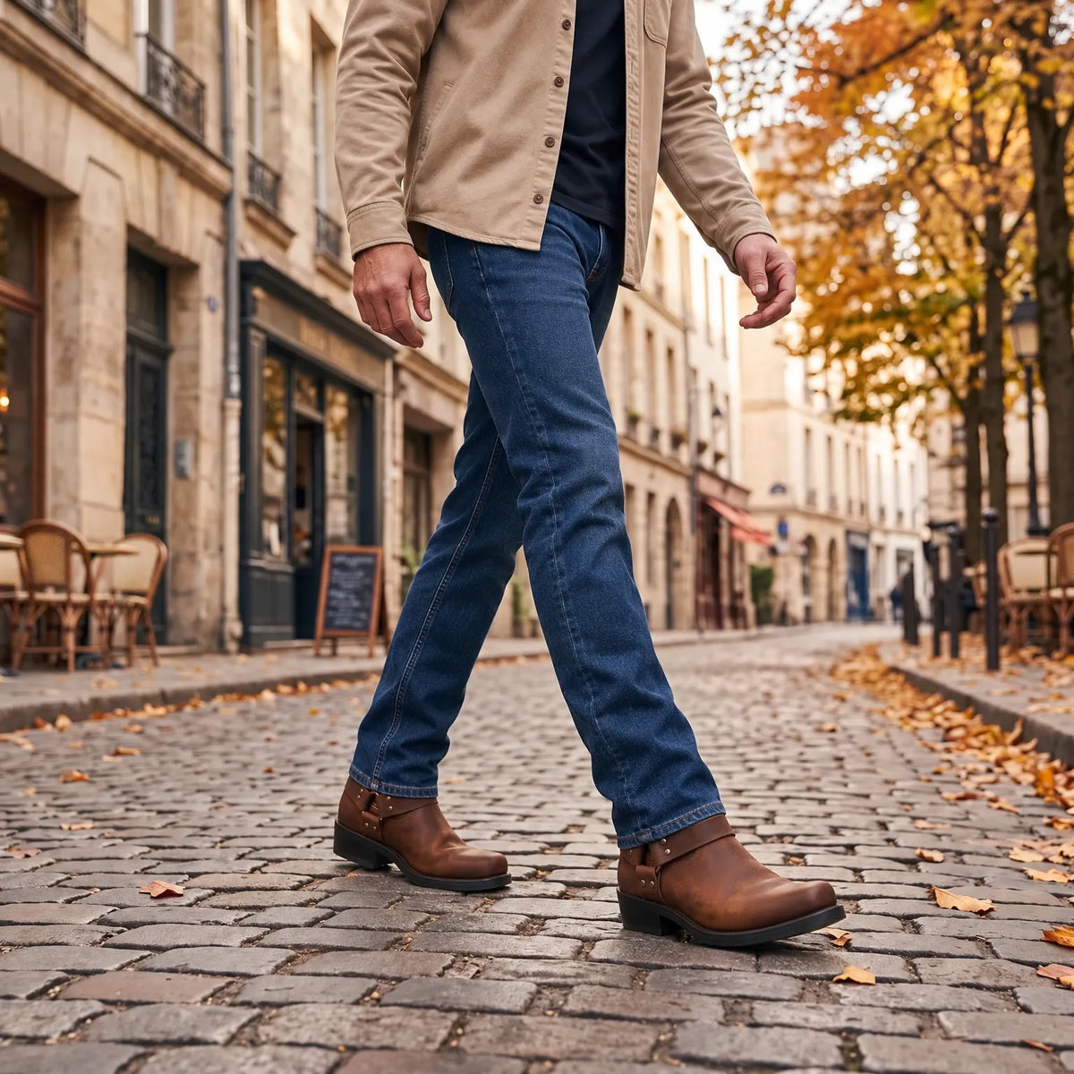 Outfit Met Cowboylaarzen - Korte Herenlaarzen In Westernstijl