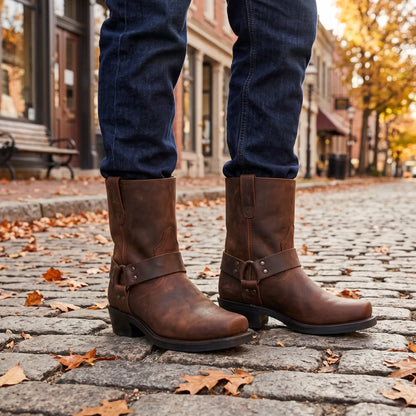 Outfit Met Cowboylaarzen - Korte Herenlaarzen In Westernstijl
