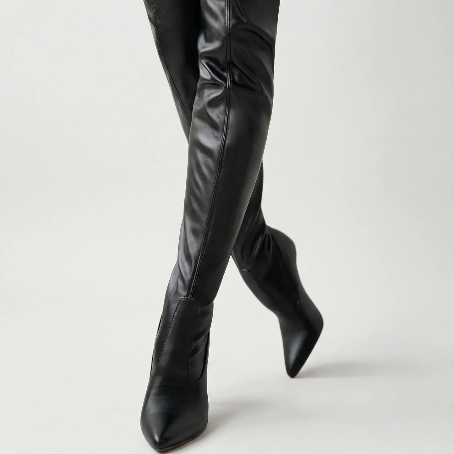 Over-The-Knee Pointed Toe Boot - Sandra