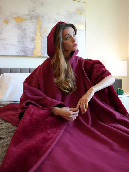 Oversize Kapuzenpullover Decke - Karoline