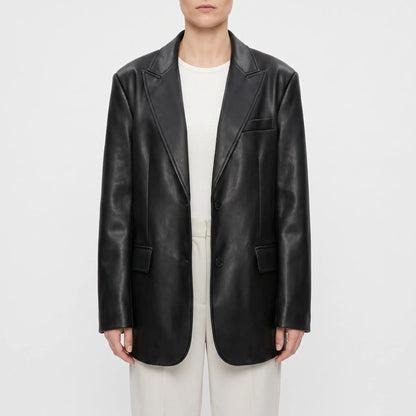 Oversized Blazer Met Enkele Rij Knopen -  Christy