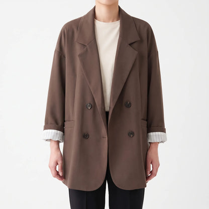 Oversized Double-Breasted Blazer -  Melinda