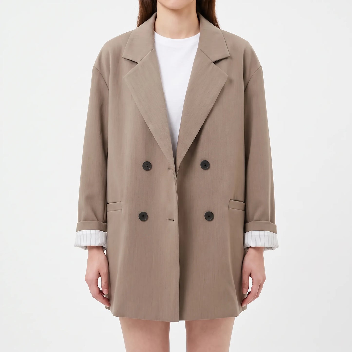 Oversized Double-Breasted Blazer -  Melinda