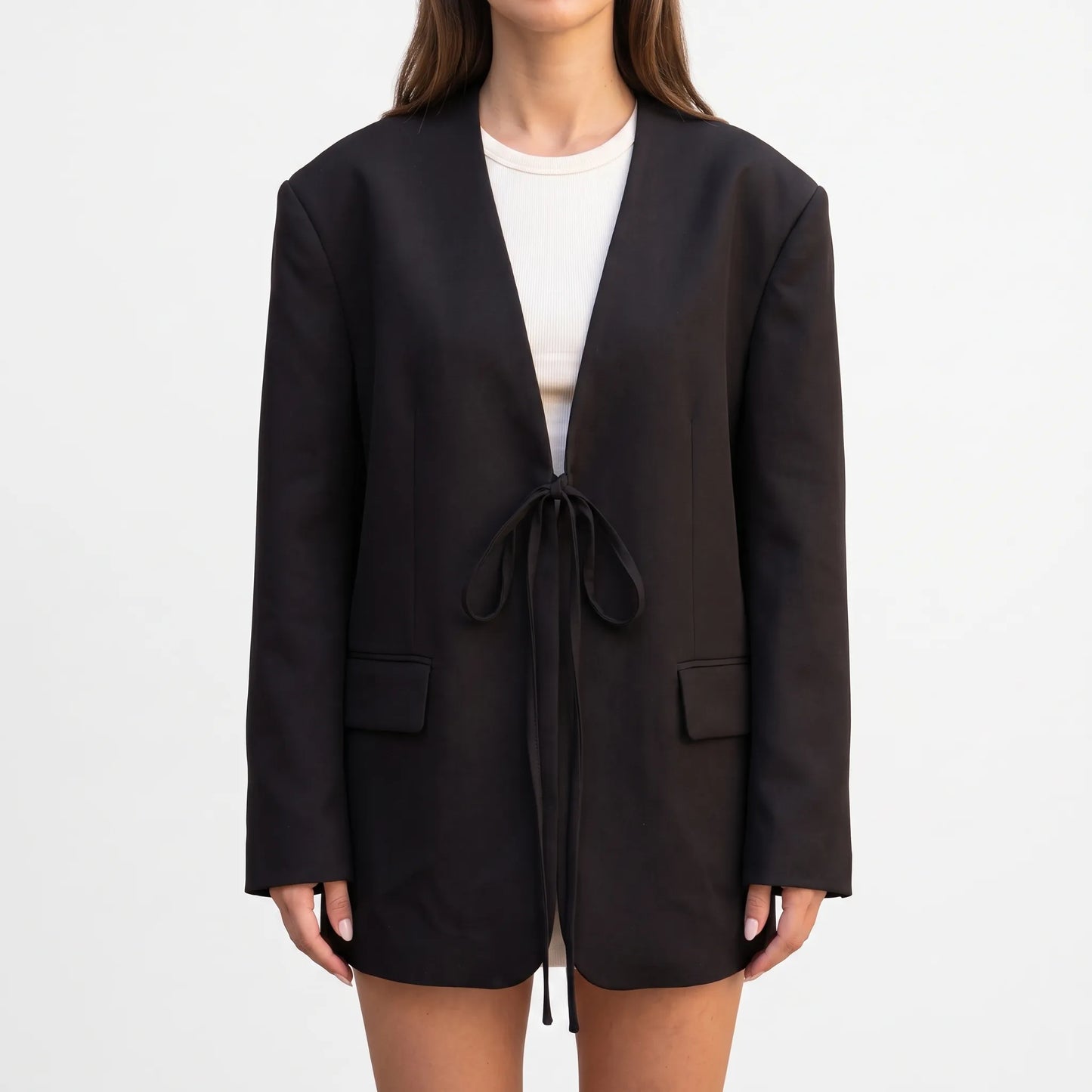 Oversized Zwarte Damesblazer -  Stacy