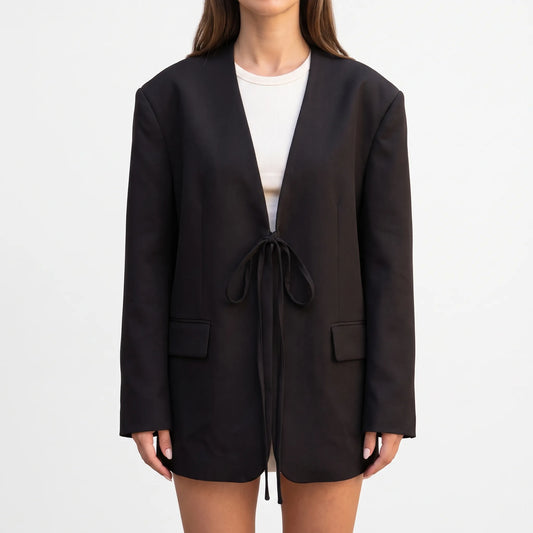 Oversized Zwarte Damesblazer -  Stacy