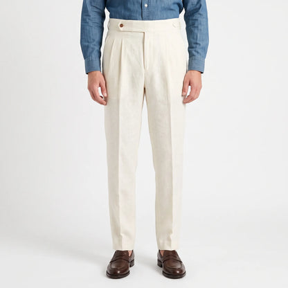 Pantalon Met Hoge Taille En Plooien -  Francis
