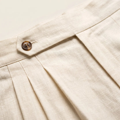 Pantalon Met Hoge Taille En Plooien -  Francis