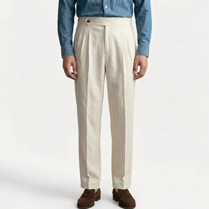 Pantalon Met Hoge Taille En Plooien -  Francis