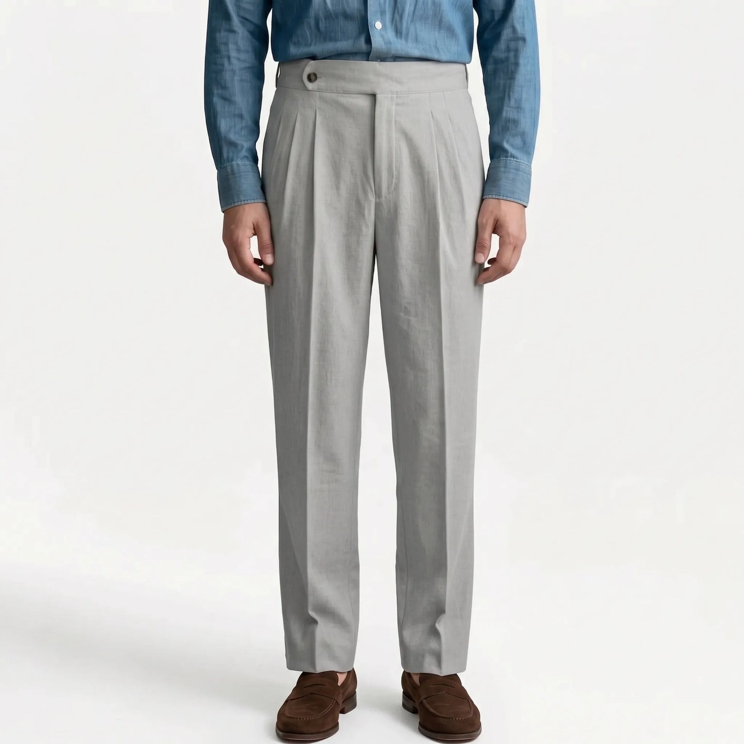 Pantalon Met Hoge Taille En Plooien -  Francis