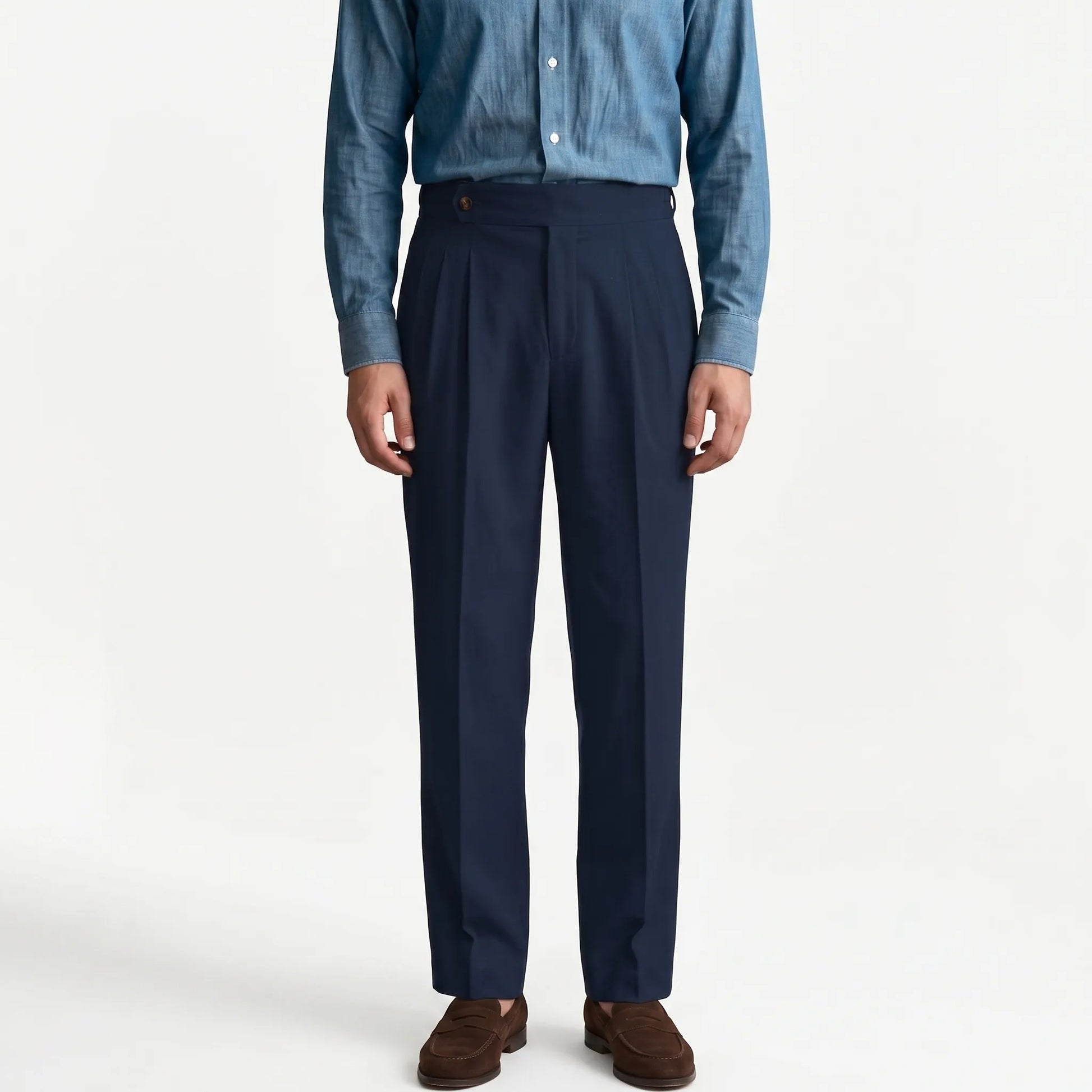 Pantalon Met Hoge Taille En Plooien -  Francis