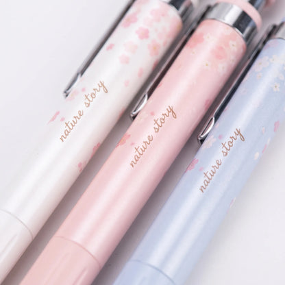 Pastel Floral Patterned Mechanical Pencil Set - Florascribe