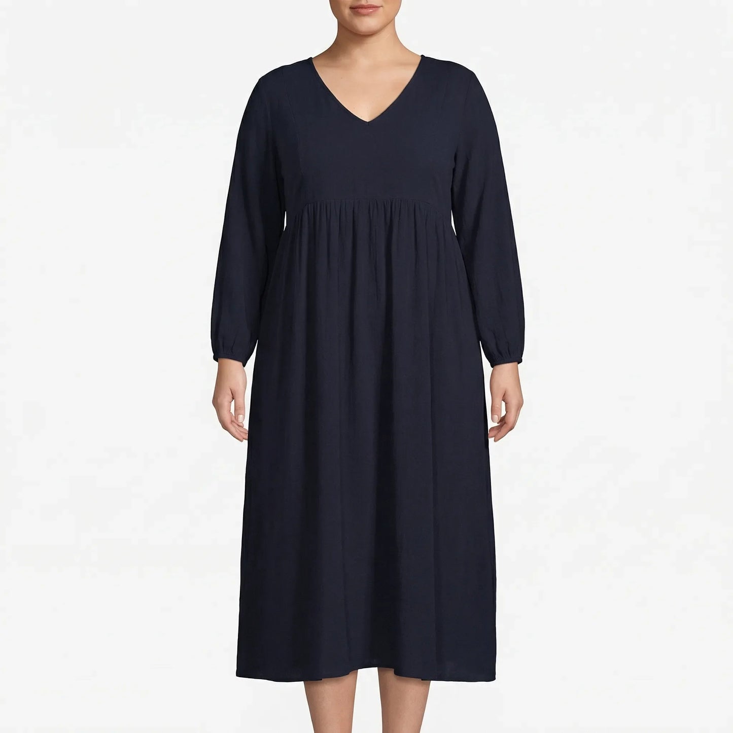 Plus-Size Casual Everyday Dress - Marlene