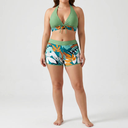 Plus-Size Separate Design Bikini Set - Sara