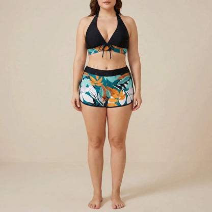 Plus-Size Separate Design Bikini Set - Sara
