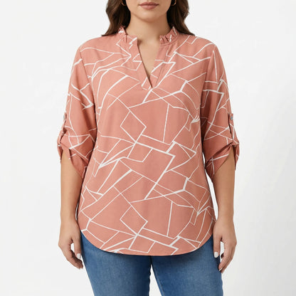 Plus Size Casual Fashion Top - Dawn