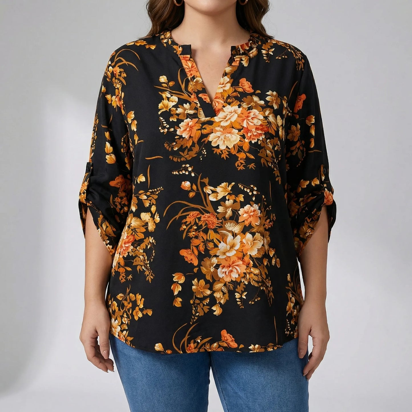 Plus Size Casual Fashion Top - Dawn