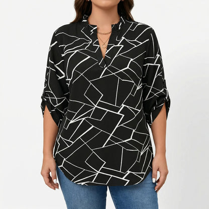 Plus Size Casual Fashion Top - Dawn