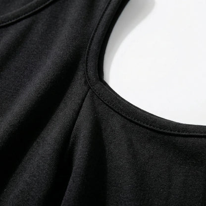 Plus Size Cold Shoulder Knee Dress - Terri