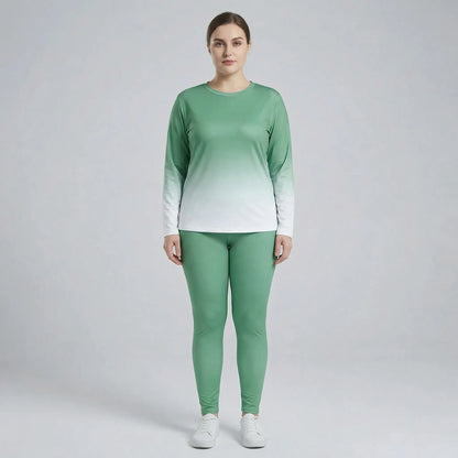 Plus Size Long Sleeve Lounge Suit - Lindsay