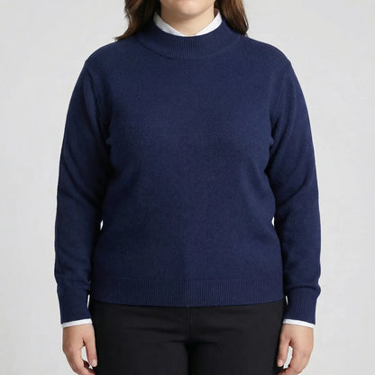 Plus Size Long Sleeve Sweater - Delia