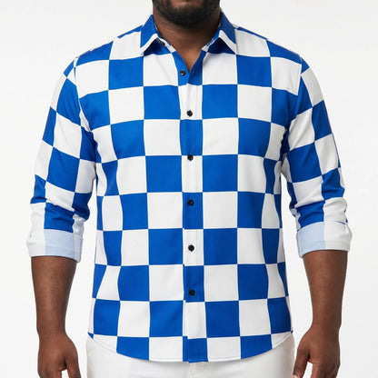 Plus Size Relaxed Fit Men's Shirt - Darryl