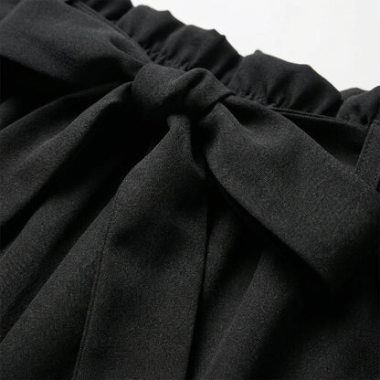 Plus Size Ruffle Waist Shorts - Jeannie