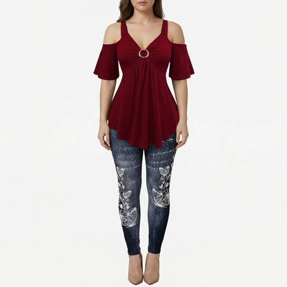 Plus Size Two-Piece Casual Set - Linda
