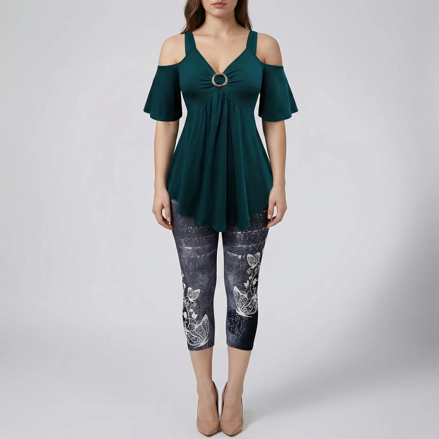 Plus Size Two-Piece Casual Set - Linda