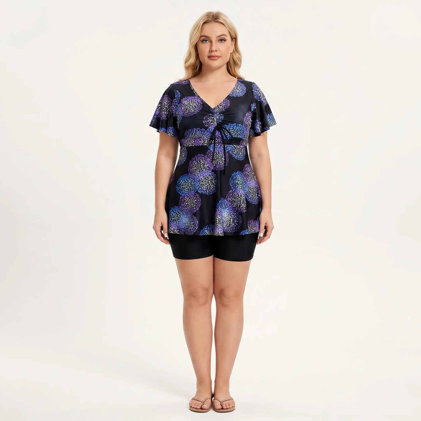 Plus Size Two-Piece Swimsuit Set - Catherine