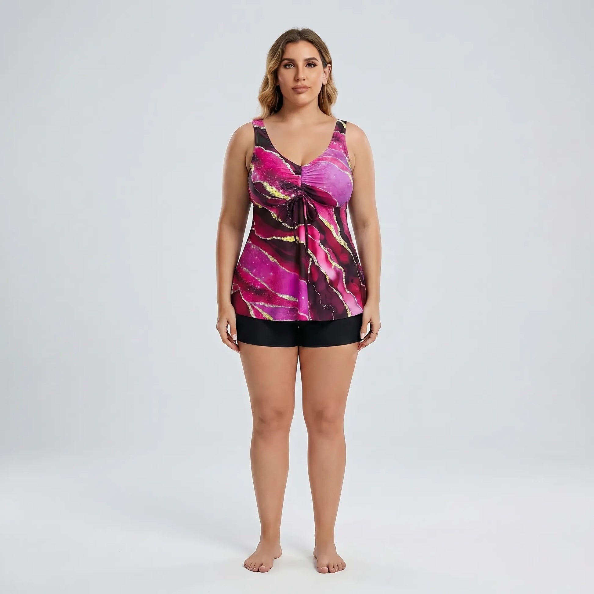 Plus Size Two Piece Swimsuit - Robin