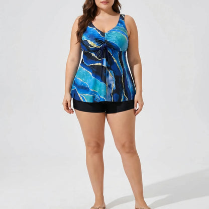 Plus Size Two Piece Swimsuit - Robin