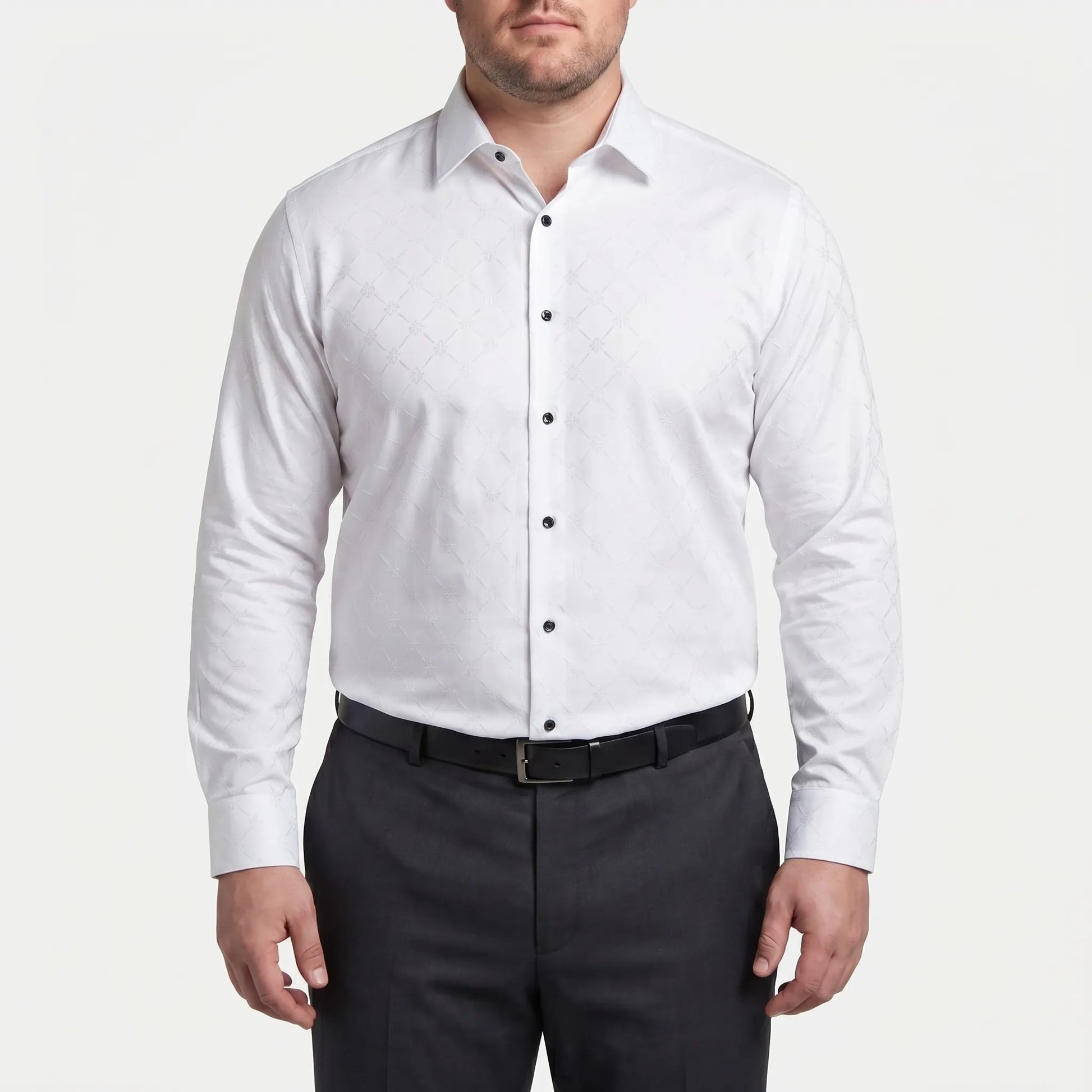 Plus Size Versatile Business Shirt - Bill