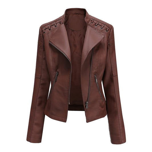 Elani - Trendy Leren Jack voor Dames
