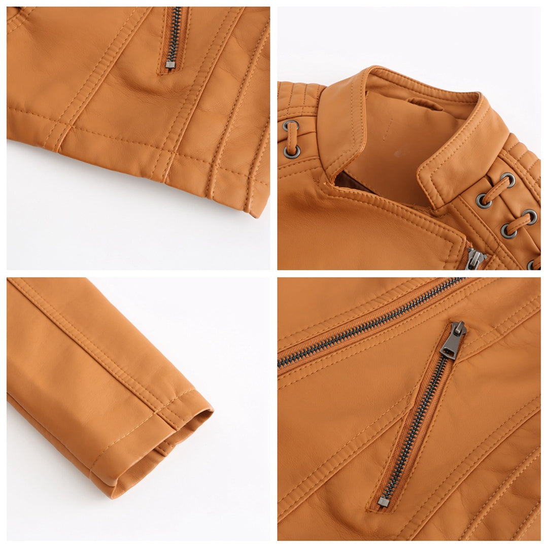 Elani - Trendy Leren Jack voor Dames