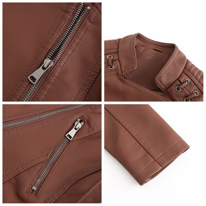Elani - Trendy Leren Jack voor Dames