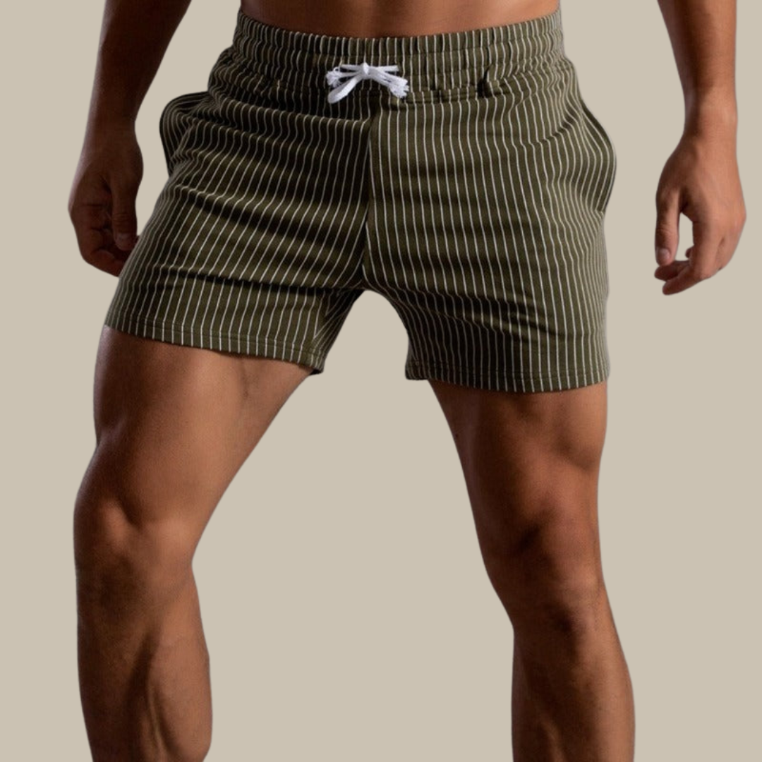 Sneldrogende & Stijlvolle Heren Zwemshorts van Ribstof-Polyester – Niko
