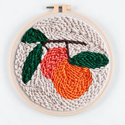 Punch Needle Borduur Set Met Bloemen - PunchyKit