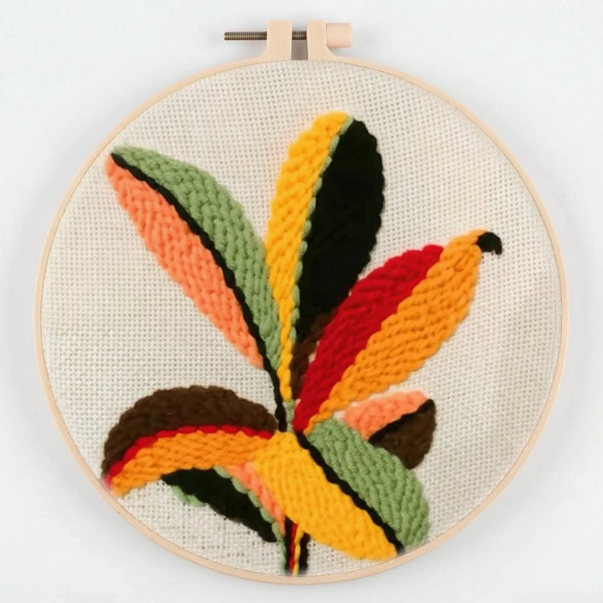 Punch Needle Borduur Set Met Bloemen - PunchyKit
