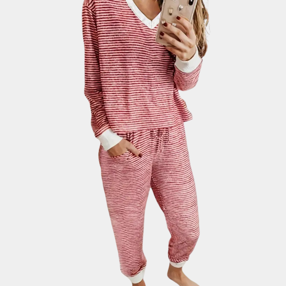 Klassieke Pyjamaset voor Dames - Celeste