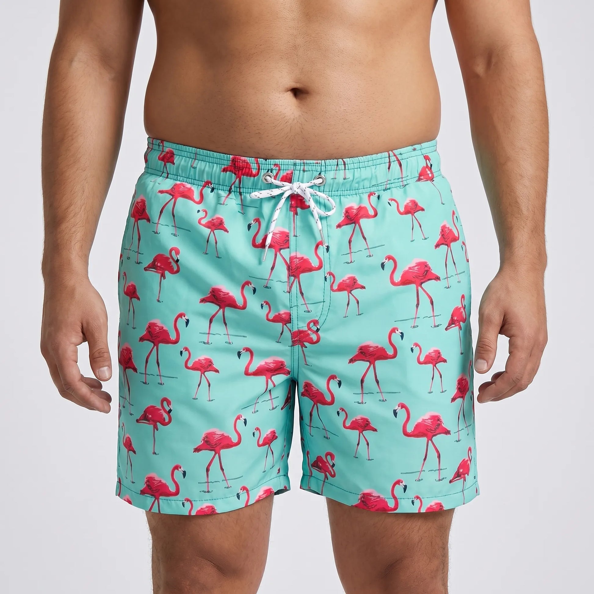 Quick-Dry Printed Swim Shorts - Todd