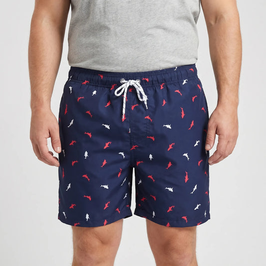 Quick-Dry Printed Swim Shorts - Todd