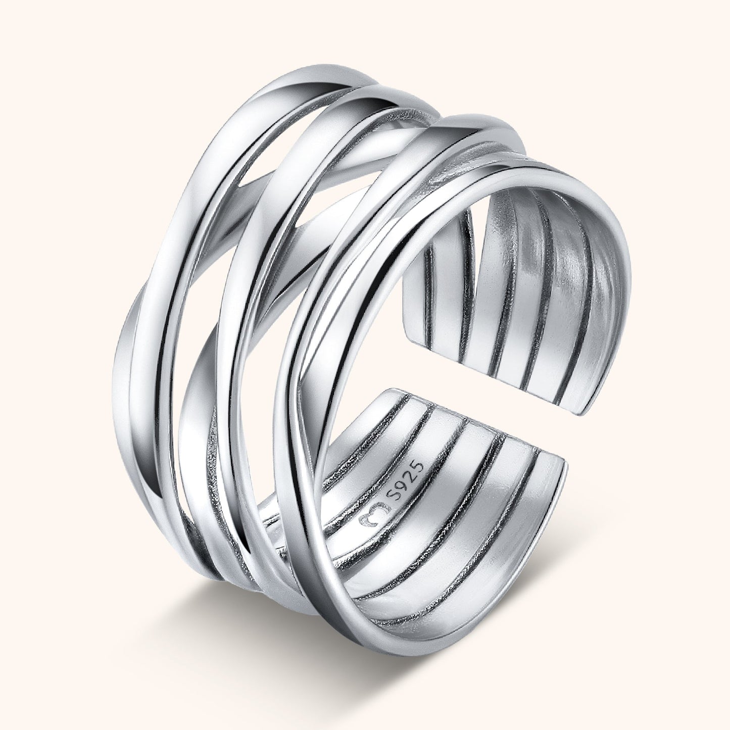 Stijlvolle Vertakte Ring - Nora
