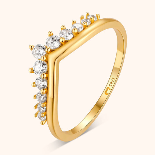 Zirkonia Kroonring - Allegra