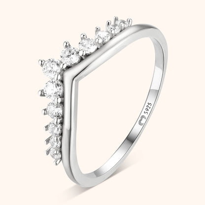Zirkonia Kroonring - Allegra
