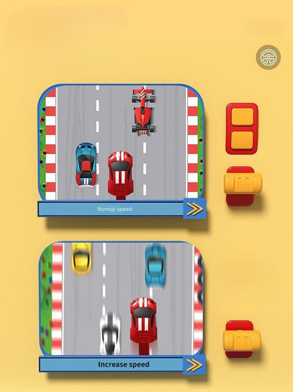 Interactief arcade-racespel voor kinderen – RennChampion