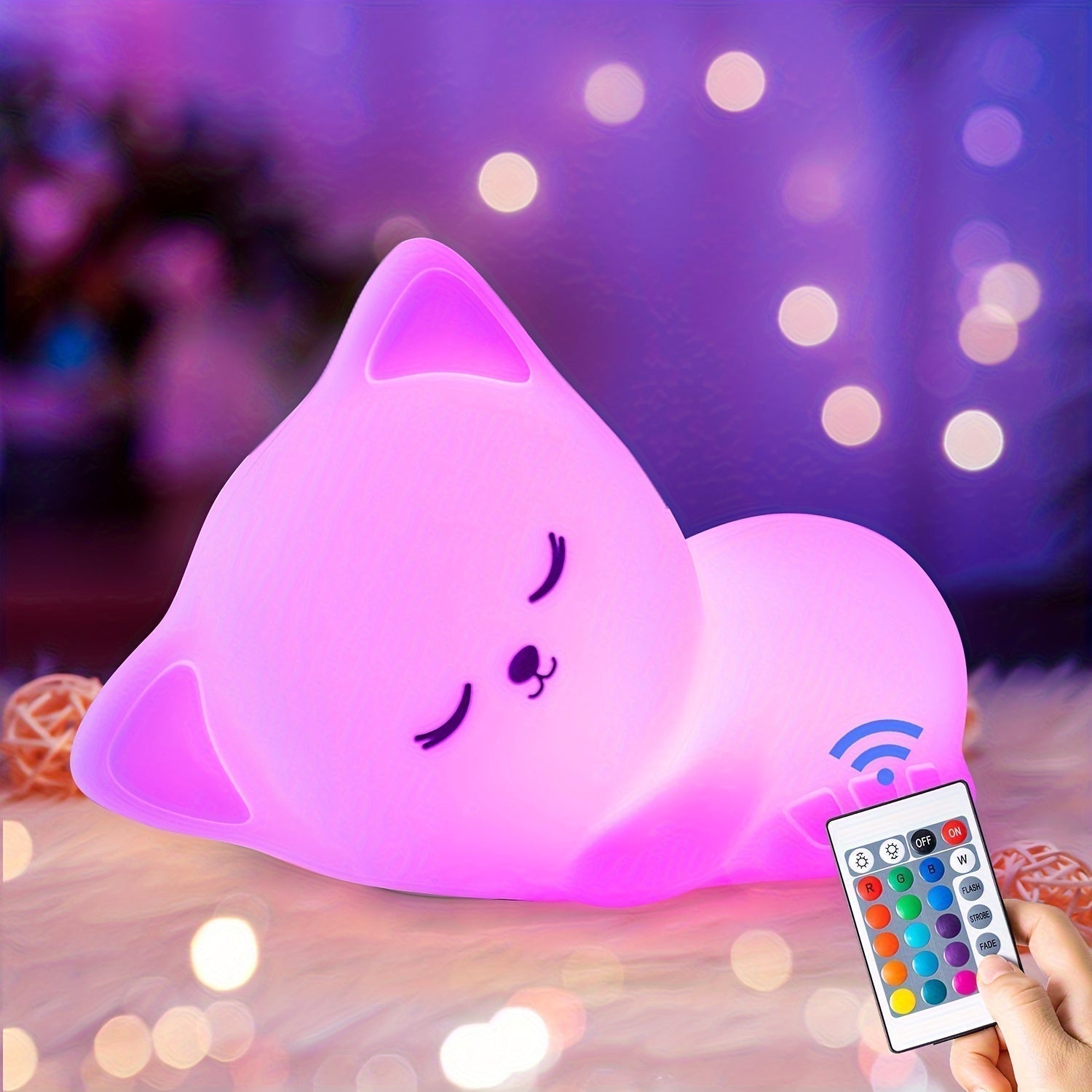 Rechargeable Tabletop Nightlight -  Glowpurr