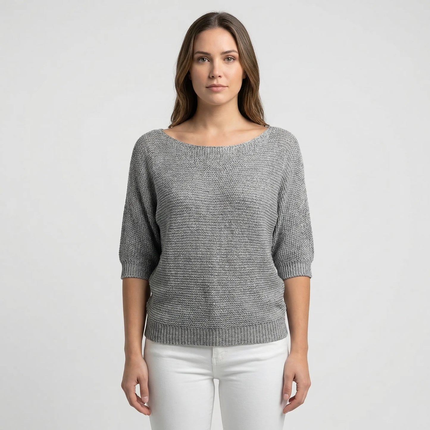 Relaxed Fit Batwing Sleeve Jumper - Janet