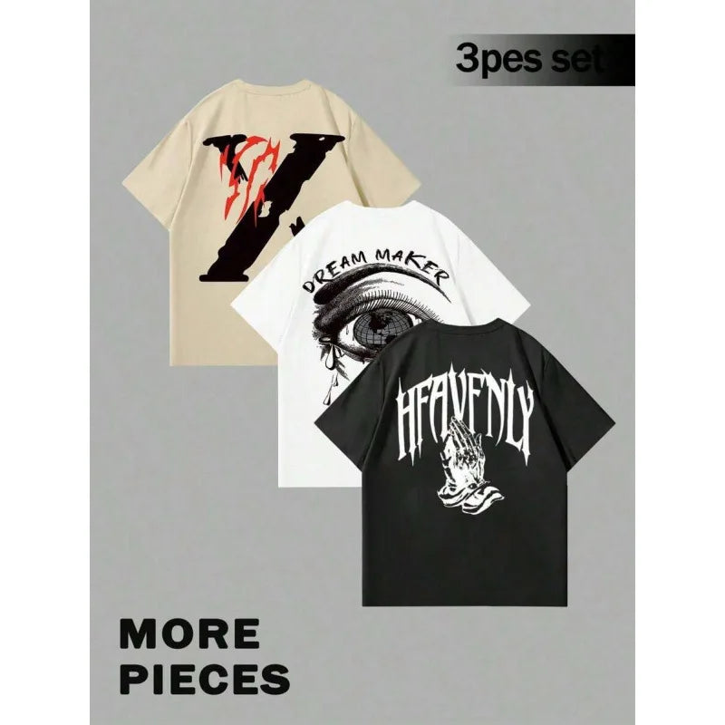 Relaxed Fit Graphic Short Sleeve T-Shirts - Alton
