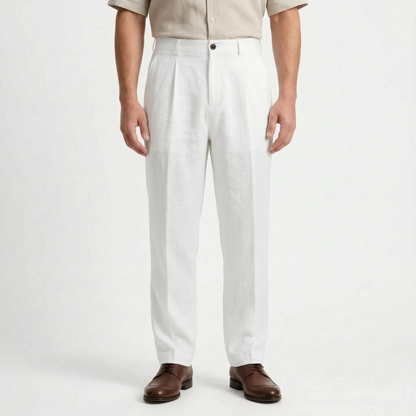 Relaxed Straight Leg Trousers -  Brent